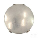 A silver circular powder compact, by Orno, Poland, 2nd half of 20th century