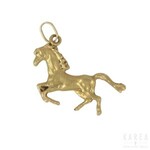 A pendant/charm modelled as a galloping horse, Italy, 20th century