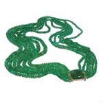 An emerald necklace, 20th century
