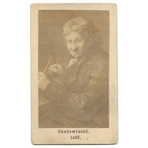 [CHODOWIECKI Daniel - fotografia portretowa]. [l. 80. XIX w.?]. Fotografia form. 8,6x5,2 cm na oryg....