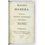 HOMER - Iliada. T. 2-3. 1827-1828.