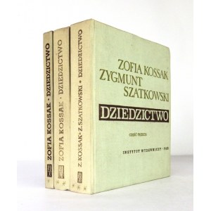 KOSSAK Z., SZATKOWSKI Z. – Dziedzictwo. Ilustr. J. Kossaka.