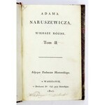 NARUSZEWICZ Adam - Wiersze różne. T. 2. 1805
