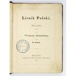 ŻELEŃSKA W. - Lirnik polski. Ryciny Wojciecha Gersona. 1883