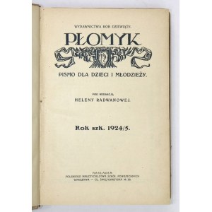 PŁOMYK. 3 IX 1924-24 VI 1925