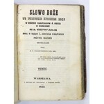 BOJANOWSKI - Słowo Boże ...w Kościele Parafjalnym ś. Krzyża w Warszawie. 1853/4