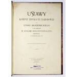 USTAWY Komisyi Edukacyi Narodowej dla stanu akademickiego...1902