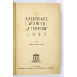 KALENDARZ Lwowski Ateneum 1927.
