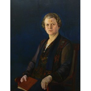 Stefan Matejko (1871-1933), Portret kobiety, 1927 r.