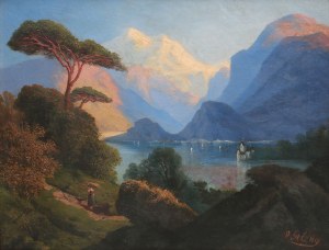 Otto Friedrich Geleng (1843-1939), Jezioro Como