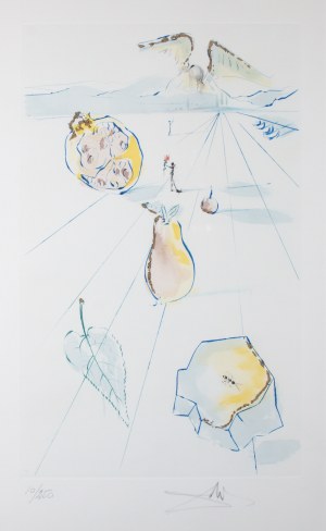 Salvador Dali (1904 Figueres/Hiszpania - 1989 Figueres/Hiszpania), Z cyklu „Pieśń nad pieśniami”, 1971 r.