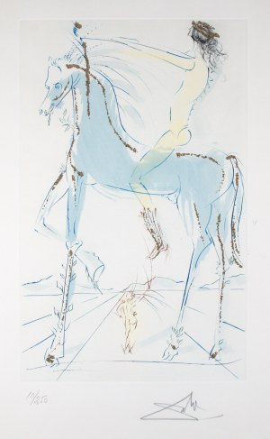 Salvador Dali (1904 Figueres/Hiszpania - 1989 Figueres/Hiszpania), Z cyklu „Pieśń nad pieśniami”, 1971 r.