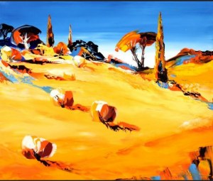 Hubert Gross (né en 1942) - Provence lumineuse