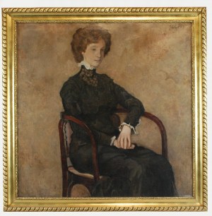 Kazimierz SICHULSKI (1879-1942), Portret młodej kobiety, 1909