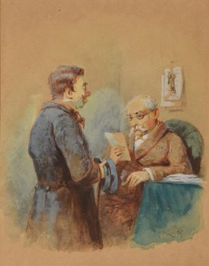 Franciszek KOSTRZEWSKI (1826-1911), Dostarczono list, 1895