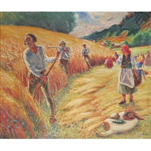 Jozef KRZYŻAK (1900-1958), Hayrides, 1920