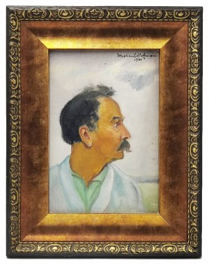 Wlastimil HOFMAN (1881-1970), Autoportret z profilu, 1920
