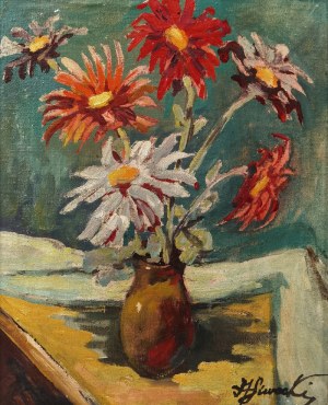 Alojzy SIWECKI (1912-1988), Kwiaty w wazonie