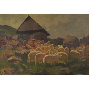 Michał STAŃKO (1901-1969), Owce i bacówka
