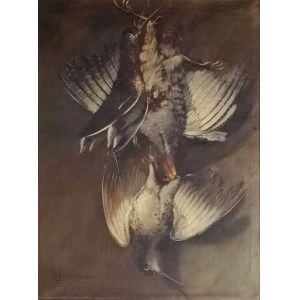 Max Otto BEYER - BEIJER (1863-1902), Martwa natura z ptakami