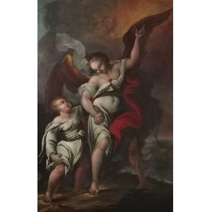 Malarz nieokreślony, XVIII w., Tobiasz prowadzony przez Anioła