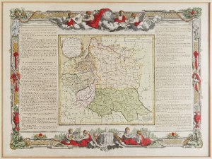 Louis Brion de la Tour oprac., wyd. Louis Charles Desnos, Mapa Rzeczypospolitej w 2 poł. XVIII w.