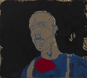 Norman Leto ( 1980 ), Autoportret- zgaga, 2020,