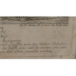 miedzioryt Johann Elias Ridinger Anno 1700 im Monath Augusti