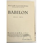 GĄSIOROWSKI Wacław (Wiesław Sclavus), Babilon. Opus 28 - tom 34.