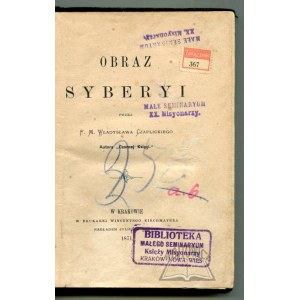 CZAPLICKI Ferdynand M. Władysław, Obraz Syberyi.
