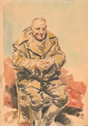 Pautsch Fryderyk (1877-1950), Studium jeńca, ok. 1917