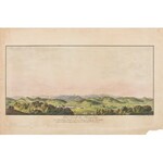Friedrich August Tittel (1782-1836 Kowary), Panorama Karkonoszy widziana z okolic Kowar, 1823