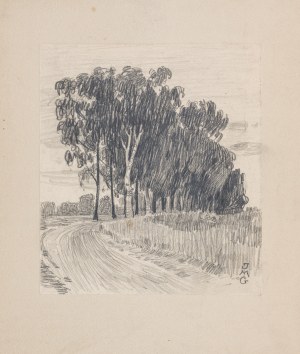 Jadwiga Gałęzowska-Malinowska (1876-1948), Droga przez brzezinę, przed 1914