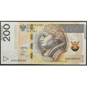 200 złotych 2015 - AH -