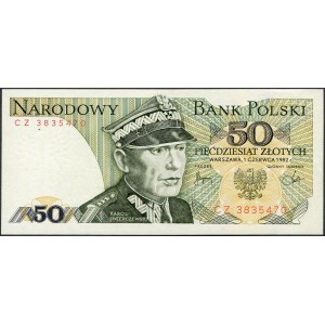 50 złotych 1982 - CZ -