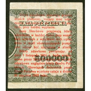 1 grosz 1924, bilet zdawkowy (lewy) - W -