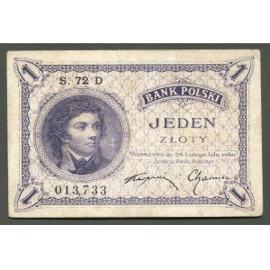 1 złoty 1919 - S.72 D -