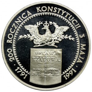 200.000 złotych 1991, 200 rocznica Konstytucji 3 Maja