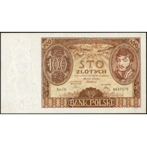 100 złotych 1934 Ser. CG.