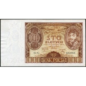 100 złotych 1934 Ser. AL.