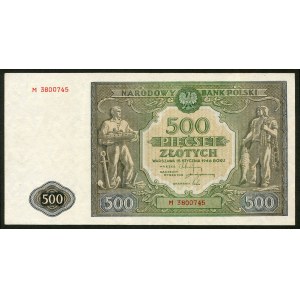 500 złotych 1946 - M -
