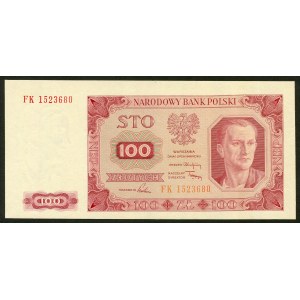 100 złotych 1948 - FK -