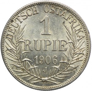 Niemiecka Afryka Wschodnia, Wilhelm II, 1 rupia 1906 J, Hamburg