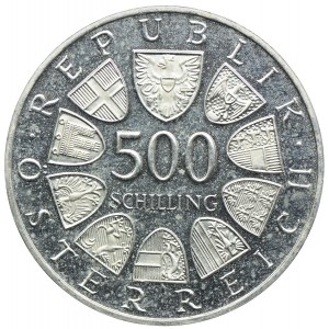 Austria, 500 szylingów 1983 PROOF