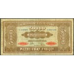 Zestaw banknotów, 10.000 marek 1923 (2szt.), 50.000 marek 1922