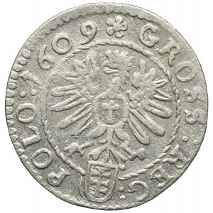 Zygmunt III Waza, grosz 1609, Kraków- Pilawa