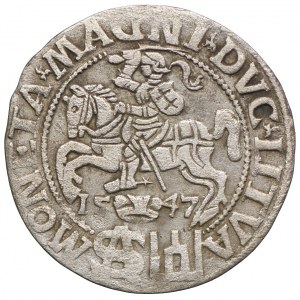 Zygmunt II August, grosz litewski na stopę polską 1547, Wilno
