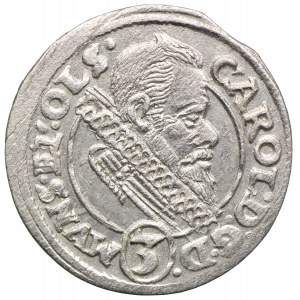 Karol II, 3 krajcary 1614 HT, Oleśnica