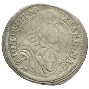 Niemcy, Brandenburdia-Ansbach, Jan Fryderyk, 1/6 talara 1678, Hannover