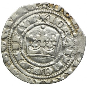 Jan I Luksemburski 1310-1346, grosz praski bez daty, Kutna Hora